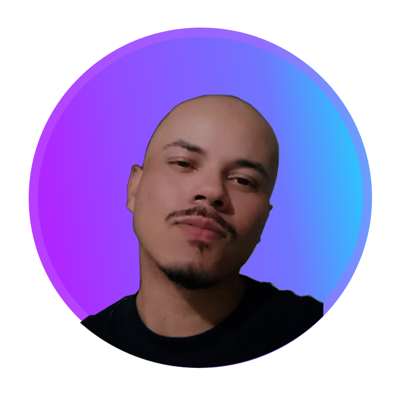 Foto de Perfil com Fundo roxo